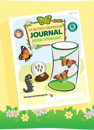 Insect Lore Raise and Release Butterfly Garden Kit – Caterpillar Habitat with redeemable Voucher – STEM-accredited Butterfly Growing Kit for Kids, Classrooms, and Homeschool Learning