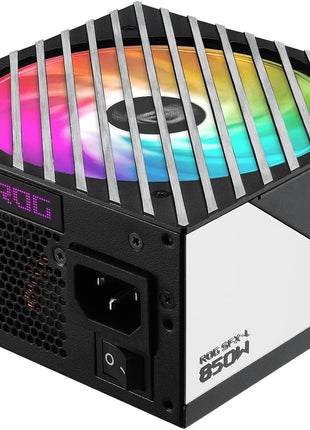 ASUS ROG Loki SFX-L 850W Platinum (Fully Modular Power Supply, 80+ Platinum, Lambda A Certified, 120mm PWM ARGB Fan, Aura Sync, ATX 3.0 Compatible, PCIe 5.0 Ready, 10 Year Warranty)