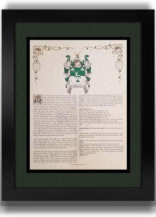 Mr Sweets Thorne Coat of Arms, Crest & History 8.5x11 Print - Name Meaning, Genealogy, Family Tree Aid, Ancestry, Ancestors, Namesakes - Surname Origin: Welsh Wales