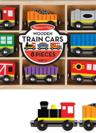 Melissa & Doug 5186 Wooden Train Cars Train