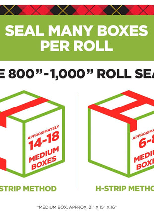 Scotch Sure Start Packing Tape, Clear, Quiet Unwind and Easy Start, 1.88 in. x 25 yd., 6 Tape Rolls, Designed for Packing, Shipping and Mailing, No Splitting or Tearing, 1.5 inch Core, Packaging May Vary