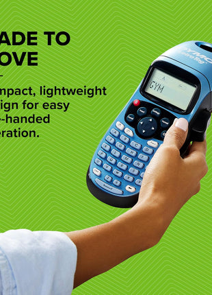 DYMO Label Maker Machine with Tape - 100H LetraTag Handheld, Comes with 3 LT label tapes. Great for Home & Office Organization