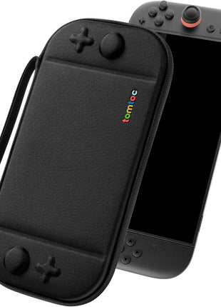tomtoc Slim Carring Case for Nintendo Switch 2, Military Grade Protection | Odorless Felt Protective Hard Shell with 12 Game Card Slots, Portable Travel Storage Bag with Original Patent, Soft Interior