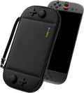 tomtoc Slim Carrying Case for Nintendo Switch 2 Model 2025, Odorless Felt Protective Hard Shell with 12 Game Card Slots, Portable Travel Storage Case with Original Patent and Military Grade Protection