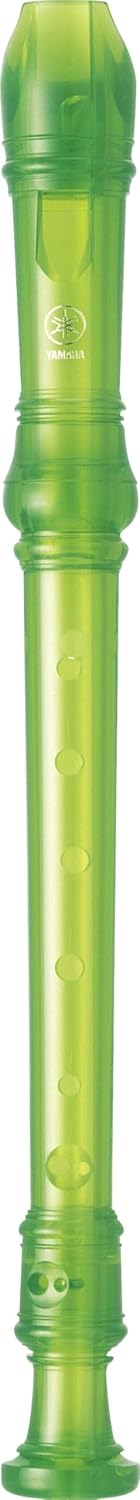 Yamaha YRS-20 3 Piece Soprano Recorder, Green