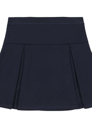 IZOD Girls School Uniform Sensory-Friendly Pleated Scooter, Khaki, 10
