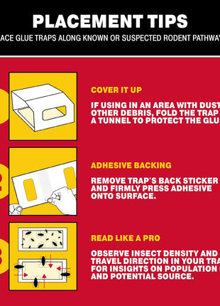 Catchmaster Spider & Insect Glue Traps 30-Pk (10 Sheets), Adhesive Cockroach Killer Glue Boards, Spider Traps, Cricket Sticky Trap, Indoor Roach Trap for Home, Garage & Shed, Pest Control for Home