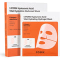 COSRX 5PDRN Special Rough Skin Repair Hydrogel Pack (3 Pieces), PDRN Mask Pack, 5 Types of PDRN, Large Capacity, Sensitive Skin, 8 Types of Hyaluronic Acid, Tested for Human Body, Korean Skin Care, Cosur X, Essence, Skin Care, Korean Cosmetics