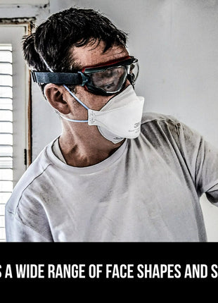 3M Aura Particulate N95 Respirator 9205+, Flat Fold Lightweight Design, Non-Valved, 20 Count (Pack of 1)