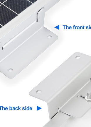 ECO-WORTHY 16 Units Solar Panel Mounting Brackets,Z Bracket Sets Lightweight Aluminum Corrosion-Free for RV, Trailer, Boat, Yachs, Wall and Other Off Gird Roof,4 Set of 4 Units