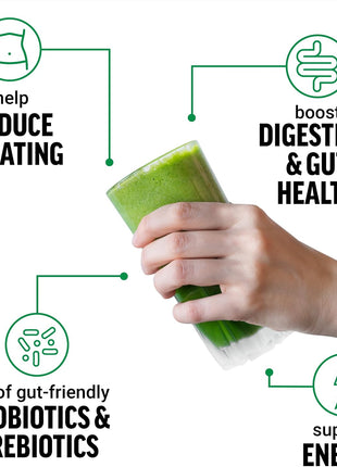 Force Factor Smarter Greens Daily Wellness Powder to Support Gut Health | Greens Superfood Powder for Bloating & Digestion, 40+ Superfoods, 125 Million CFU Probiotics, Unflavored, 60 Servings, 2-Pack