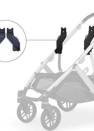 Upper Adapters Compatible with Uppababy Vista Stroller Bassinet,Infant car seat(Aria,MESA), Not Compatible with Other Models