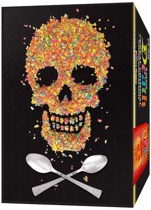 Liquid Death Soda-Flavored Sparkling Water - Cereal Criminal (Fruity Pebbles, Cream), Less Sugar*, Huge Flavor, No Caffeine, No Artificial Sweeteners, 12 Fl Oz (Pack of 12)