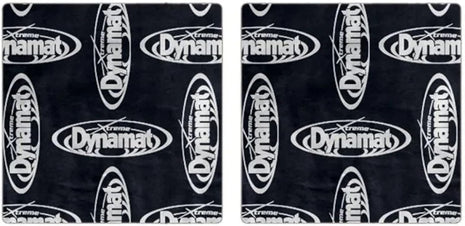Dynamat Xtreme Sound Deadening Car Insulation Speaker Pack 10415 ??Pre Cut Noise Dampening Kit for Audio Speakers ??Easy Self Adhesive Install ??Made in USA ??2 Sheets 10 inchx10 inch Each, 1.4 sq ft total