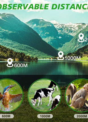 Monocular Telescope High Power 16X52, 2026 Power Prism Compact Monoculars for Adults Kids, Birthday Gifts for Men, Waterproof Fogproof Shockproof with Hand Strap, Bird Watching Hunting Camping Hiking