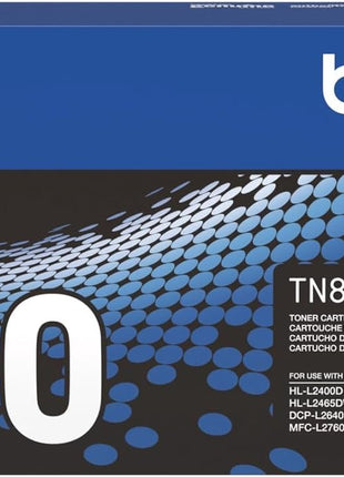 Brother Genuine TN830 Black Standard Yield Printer Toner Cartridge - Print up to 1,200 Pages(1) | Brother Genuine TN830 Black Toner with crisp monochrome output for HL-L2400D, MFC-L2820DW and DCP-L2640DW