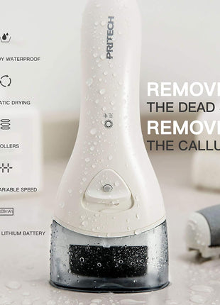 Electric Foot Callus Removers Rechargeable, Portable Electronic Foot File Pedicure Tools, Electric Callus Remover Kit, Professional Pedi Feet Care Perfect for Dead, Hard Cracked Dry Skin Ideal Gift