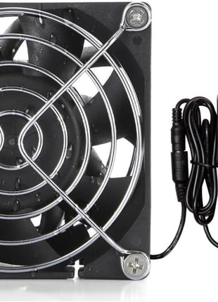 Pano-Mounts 8038ACIP1PACKC 80 mm Moisture-Proof 8038 Small Computer Muffin Exhaust Vent Case Fan Black