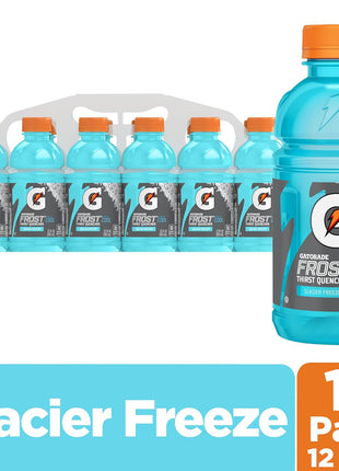 Gatorade Thirst Quencher, Glacier Freeze, 12 Fl Oz (Pack of 12)