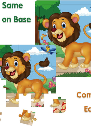 Puzzles for Kids Ages 3-5 Toddler Wooden Toys Montessori Learning Education Preschool Sets Games for Boy Girl 3 4 5+ Years Old, Pack of 6 (20 Pieces)