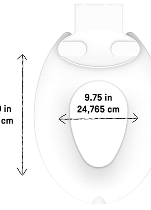 Ingenuity: ity by Ingenuity Flip & Sit Potty Seat (White) – Easy to Set Up & Remove Potty Training Seat That Attaches to Adult Toilet Seat