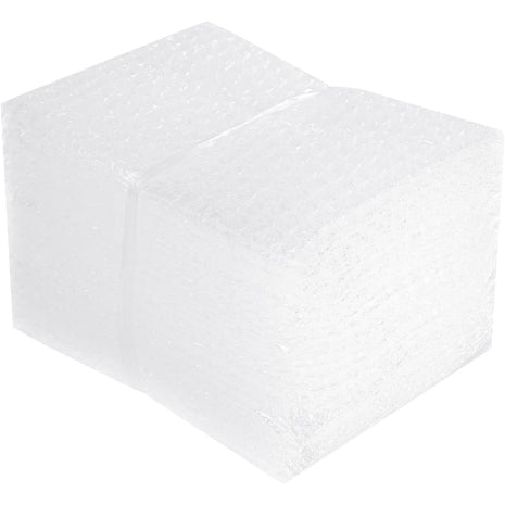 50 Pcs Bubble Pouch Wraps, 6''x8'' Clear Bubble Out Bags for Packing, Double Walled Cushioning Bags for Shipping, Storage and Moving(Not Self-Seal)