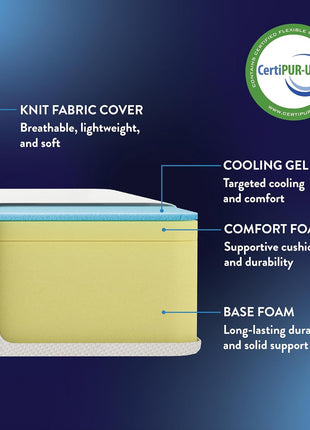 Best Price Mattress 10 Inch Memory Foam Mattress, Medium Firm, Cooling Gel Infused, Certified Safe Foams & Fabric, Mattress in a Box, Queen