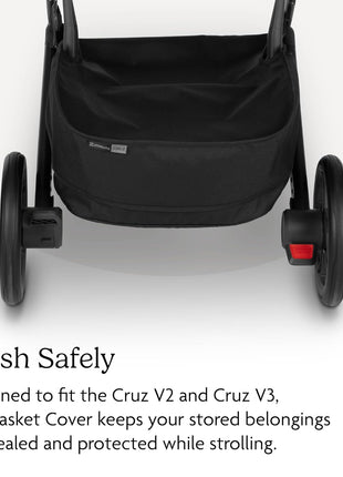 UPPAbaby Basket Cover for Cruz V2 and Cruz V3 Strollers - Water-Resistant | Protects and conceals your stored belongings, Water-Resistant, Easy Attachment