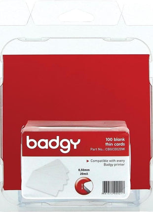 Evolis CBGC0020W Blank Thin Cards