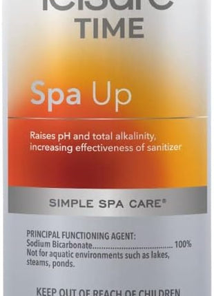 Leisure Time 22339A Spa Up, pH Increaser for Hot Tubs, Prevents Corrosion and Equipment Damage, Compatible with Various Sanitizers, 2 lbs
