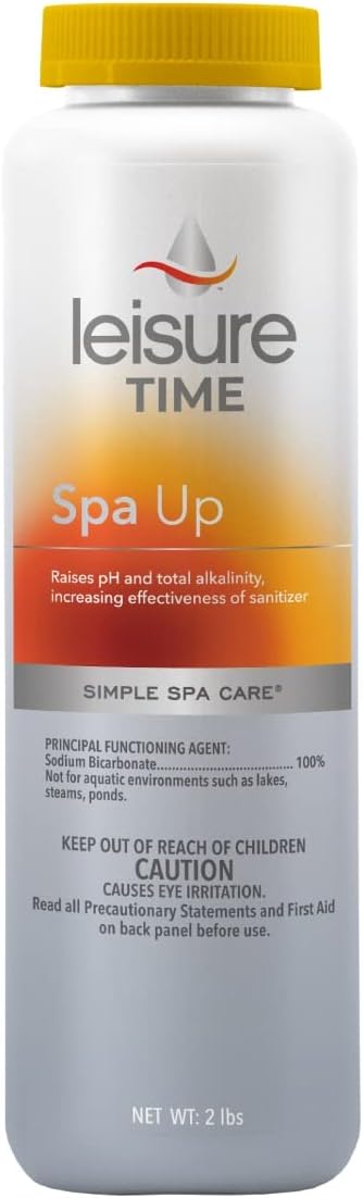 Leisure Time 22339A Spa Up, pH Increaser for Hot Tubs, Prevents Corrosion and Equipment Damage, Compatible with Various Sanitizers, 2 lbs