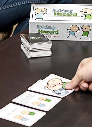 Joking Hazard by Cyanide & Happiness - 360+ Funny & Inappropriate Comic Cards, Hilarious Party Games | Includes Add-Your-Own-Words Cards