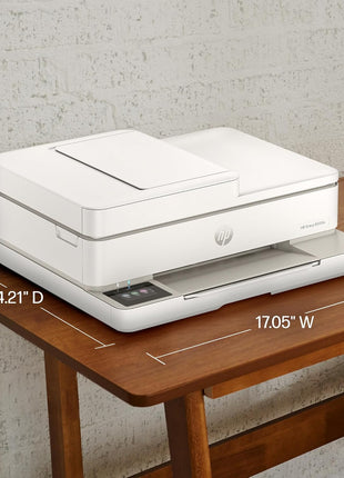 HP Envy 6555e Wireless All-in-One Color Inkjet Printer, Portobello, Print, scan, copy, Duplex printing Best-for-home, 3 month Instant Ink trial included, AI-enabled (714N5A)