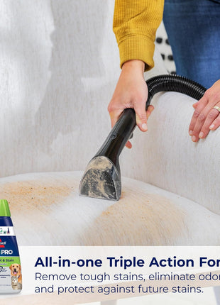 Bissell PET PRO OXY Spot & Stain Formula for Portable Carpet Cleaners, 32 oz., 2034 | PET PRO OXY targets pet stains & odors; 32 oz for portable carpet cleaners; professional formula