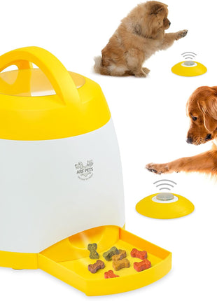 Arf Pets Dog Treat Dispenser with Remote Button – Dog Memory Training Activity Toy – Treat While Train, Promotes Exercise by Rewards, Improves Memory & Positive Training for A Healthier & Happier Pet