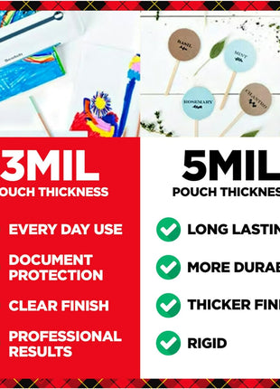 Scotch Thermal Laminating Pouches, 200 Count, Clear, 3 mil., Ideal Office or School Supplies, Fits Letter Sized Paper (8.9 in. × 11.4 in.)