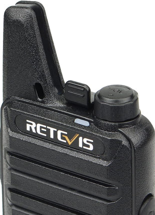 Retevis RT22 Walkie Talkies Rechargeable Hands Free 2 Way Radios Two-Way Radio(6 Pack) with 6 Way Multi Gang Charger