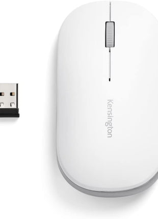 Kensington SureTrackTM Dual Wireless Mouse- White (K75353WW)