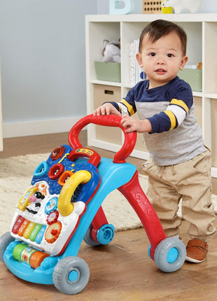 VTech Sit-to-Stand Learning Walker (Frustration Free Packaging), Blue