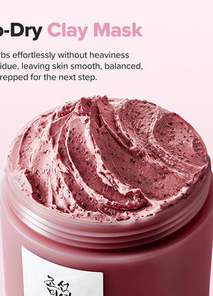 Beauty of Joseon Red Bean Pore Refreshing Mask Mud Cream Hydrating Wash Off Pack, Pore Cleansing Exfoliator, Korean Skin Care for Men and Women 140ml, 4.73 fl.oz