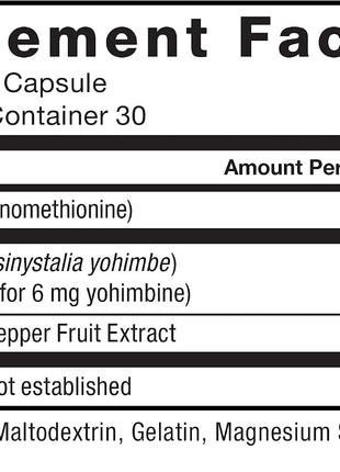 Force Factor Yohimbine Supplement for Men, Yohimbe Bark Extract with Superior Absorption to Enhance Performance, 6mg Yohimbine Bark Pills with Key Natural Ingredients, 30 Count (Pack of 4)
