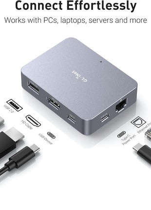 GL.iNet Comet GL-RM1 Remote KVM, 4K 30Hz, BIOS Control, Tailscale | Remote control any PC or server over internet, BIOS-level access, no software needed on the host computer