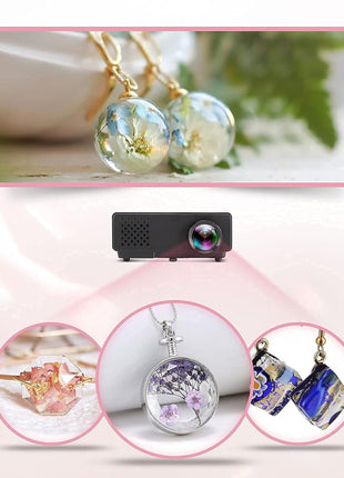 YIEHO 300g UV Resin Kit with Light-Upgraded Crystal Clear Hard UV Curing Premixed Epoxy Resin Starter Supplies for Art Craft Beginner Jewelry Making with Lamp