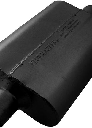 Flowmaster 942540 40 Delta Flow Muffler - 2.50 Center In and 2.50 Center Out - Aggressive Sound