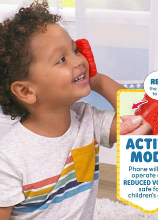 Sesame Street Learn with Elmo Pretend Play Phone, Learning and Education, Kids Toys for Ages 2 Up by Just Play