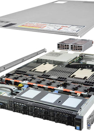 Dell PowerEdge R630 Server 2X E5-2699v3 2.30Ghz 36-Core 256GB RAM 8X Caddies (Renewed)