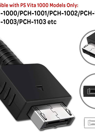 RGEEK 3.9FT PS Vita Charger Cable, USB Charger Replacement Cable Compatible with PlayStation Vita, PSVita 1000
