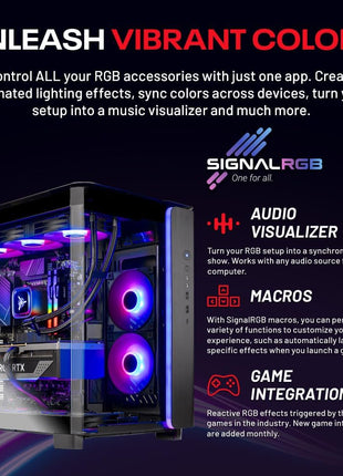 Skytech Gaming King 95 Gaming PC, AMD Ryzen 7 9800X3D 4.7GHz, NVIDIA RTX 5080 16GB VRAM, 2TB Gen4 NVMe SSD, 32GB DDR5 RAM 6000, 850W Gold ATX 3 PSU, 360 ARGB AIO, WI-FI 5, Windows 11, Desktop