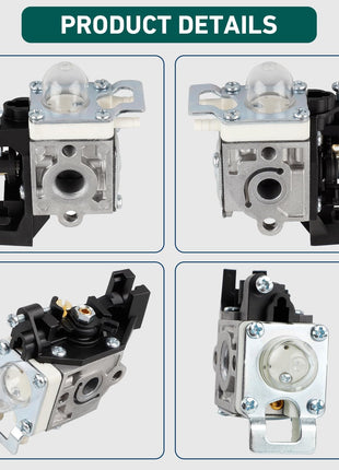 Carburetor for ECHO GT225 GT225i GT225L PAS225 PE225 PPF225 SHC225 SRM225 SRM225U Trimmer with Repower Maintenance Kit Spark Plug by HUZTL
