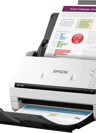 Epson DS-770 II Color Duplex Document Scanner for PC as Well as Mac with 100-page Auto Doc Feeder (ADF), Twain and ISIS Drivers